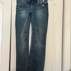 BKE Women's Blue Boot Cut Jeans